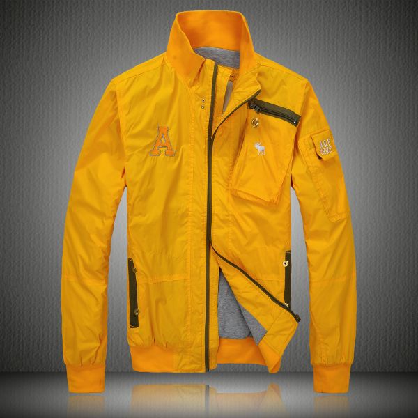 Veste Abercrombie & Fitch Homme Soldes en Jaune